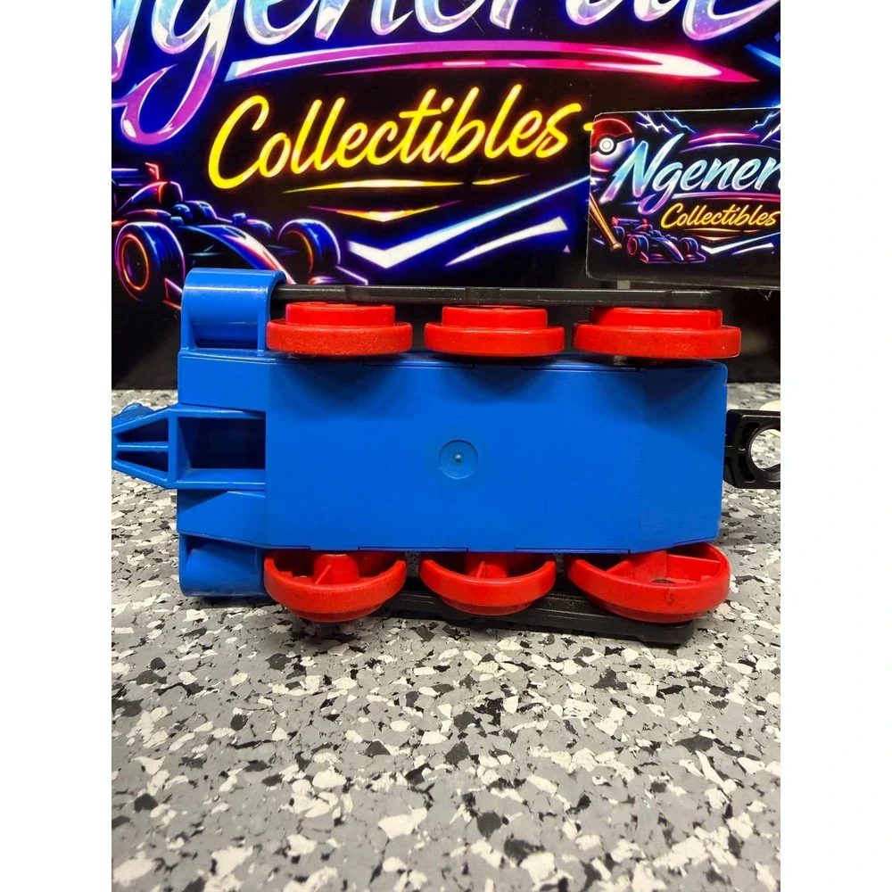 LEGO Duplo Blue Train Engine Base 6 Red Wheels 2x6 Stud Locomotive Chassis Piece
